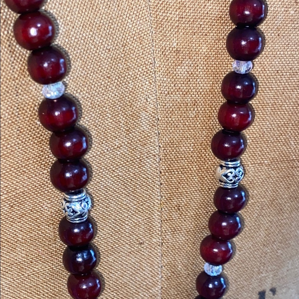 Ganesha Pendant Beaded Mala Necklace - Picture 4 of 6